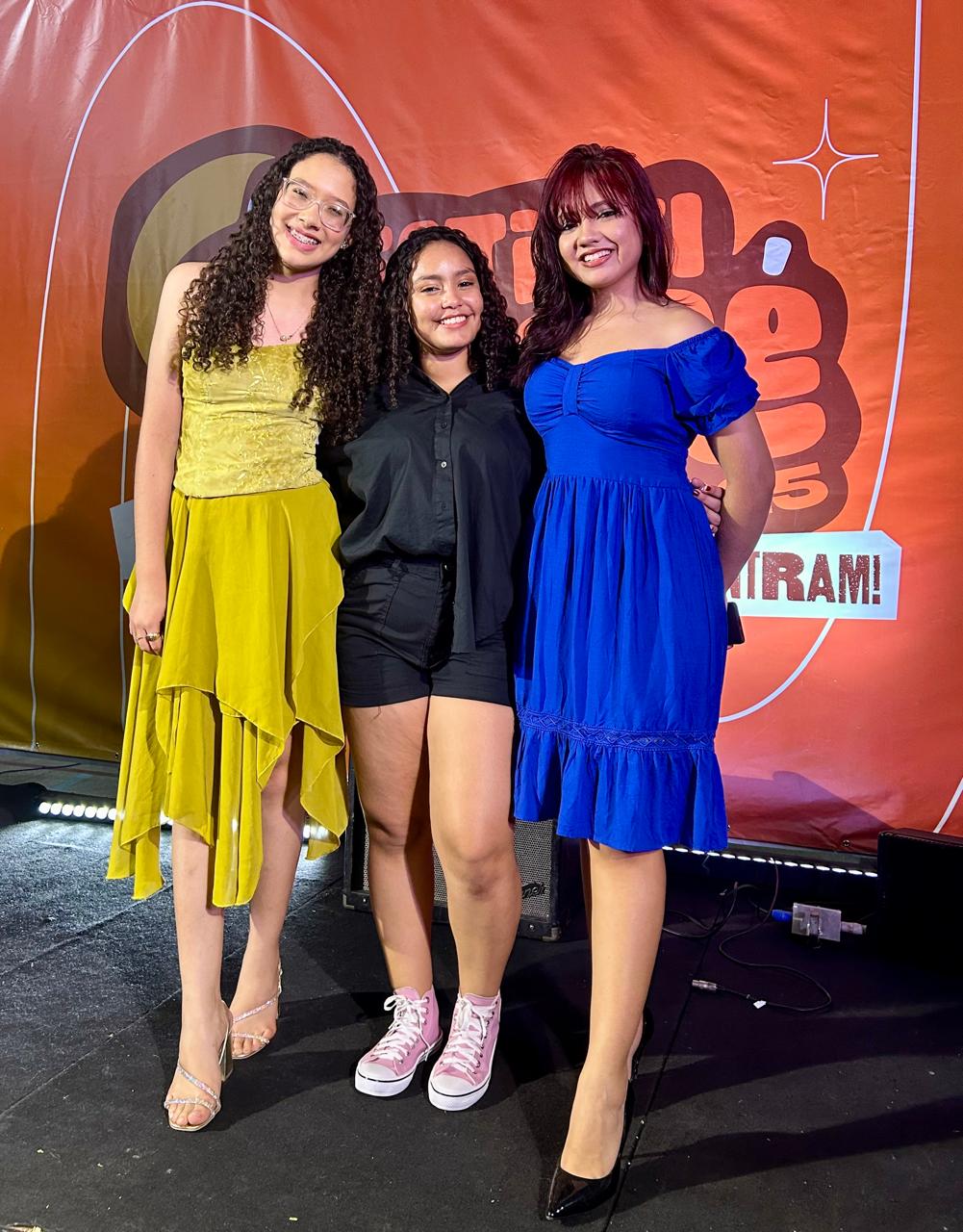 Isabela Costa, Mari Santos e Letícia Vitória foram as escolhidas na 3ª. classificatória do Festival Punaré 2025